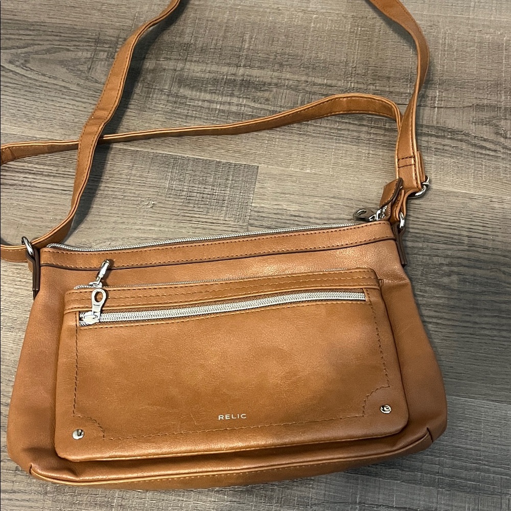 Relic Brown Crossbody Bag